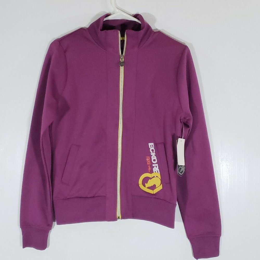 Ecko Red Womens Track Jacket Full Zip Purple Size Medium. Vintage. NEW WITH TAGS